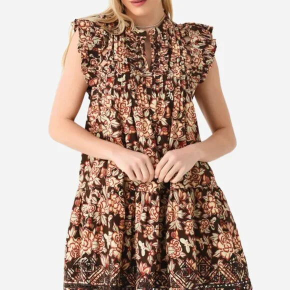 Sea New York Emelia Print Flutter Sleeve Dress - Picture 5 of 13